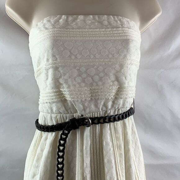 As You Wish Strapless Dot Lace Dress NWT - Picture 2 of 8